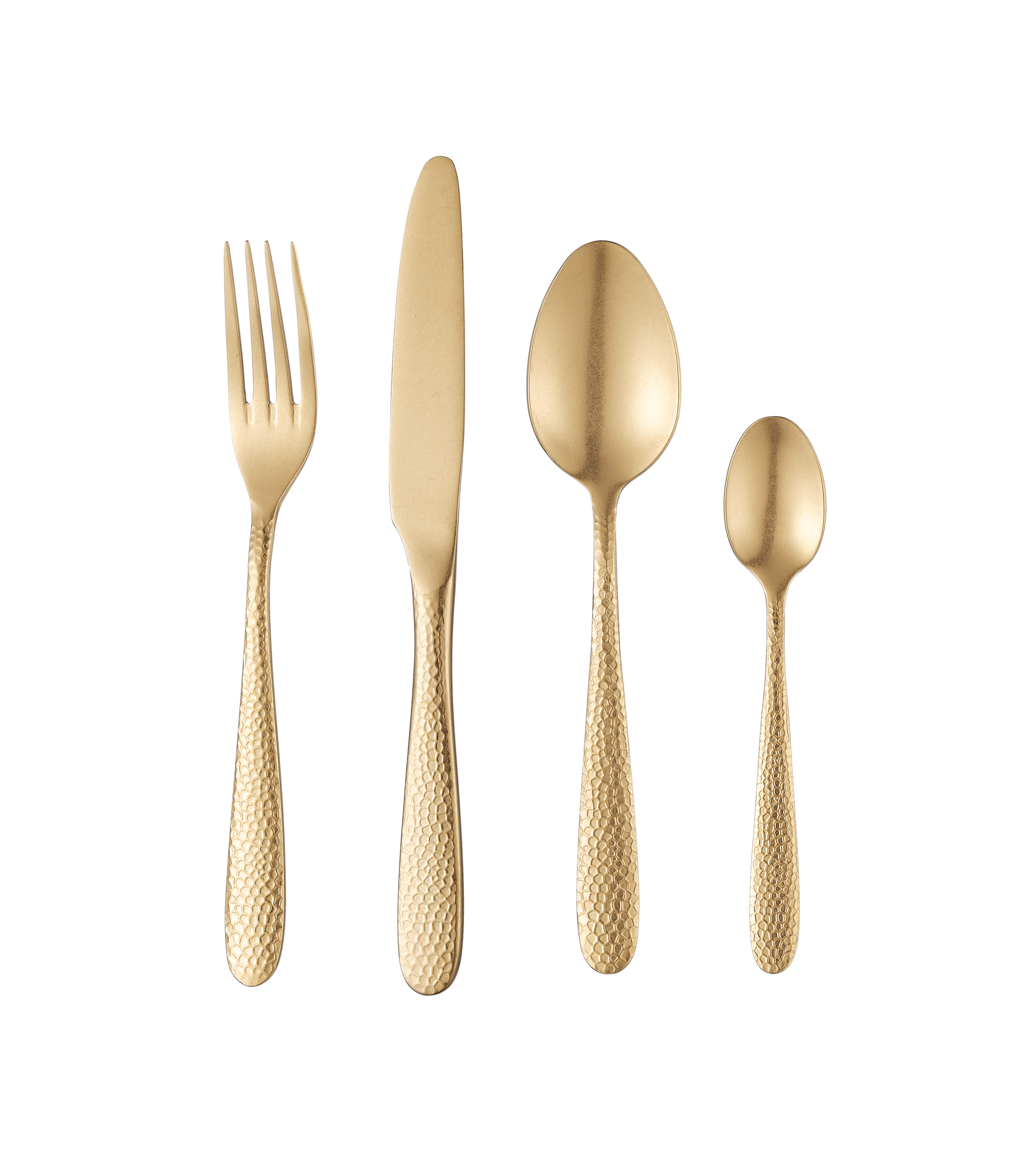 Stainless Steel Cutlery Wholesale Hammer Gold