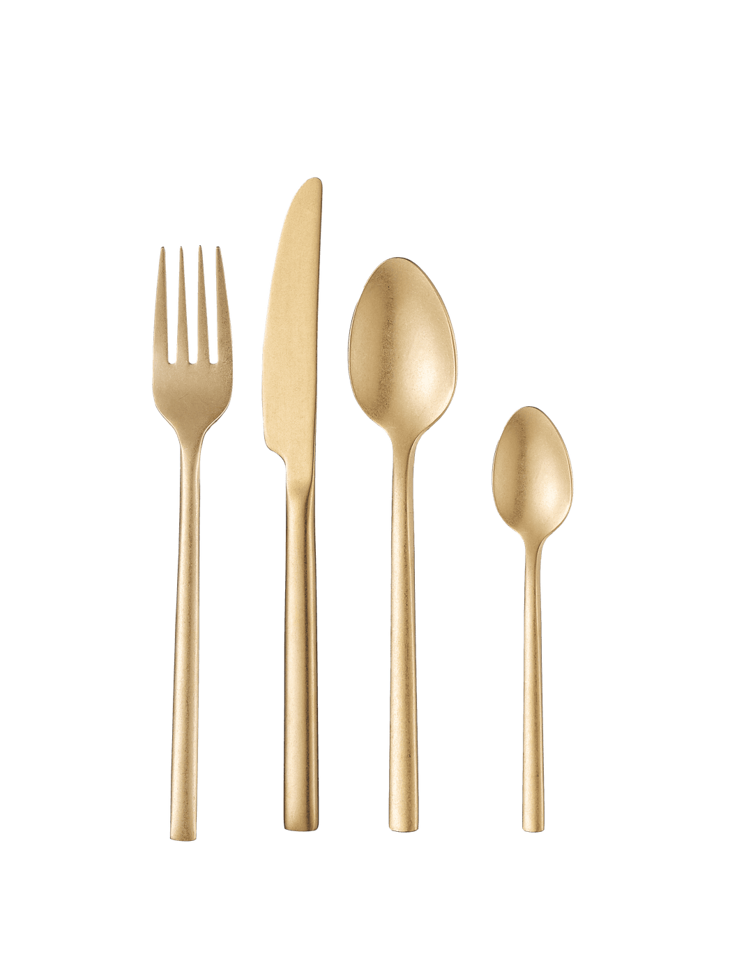 High-quality golden tableware set